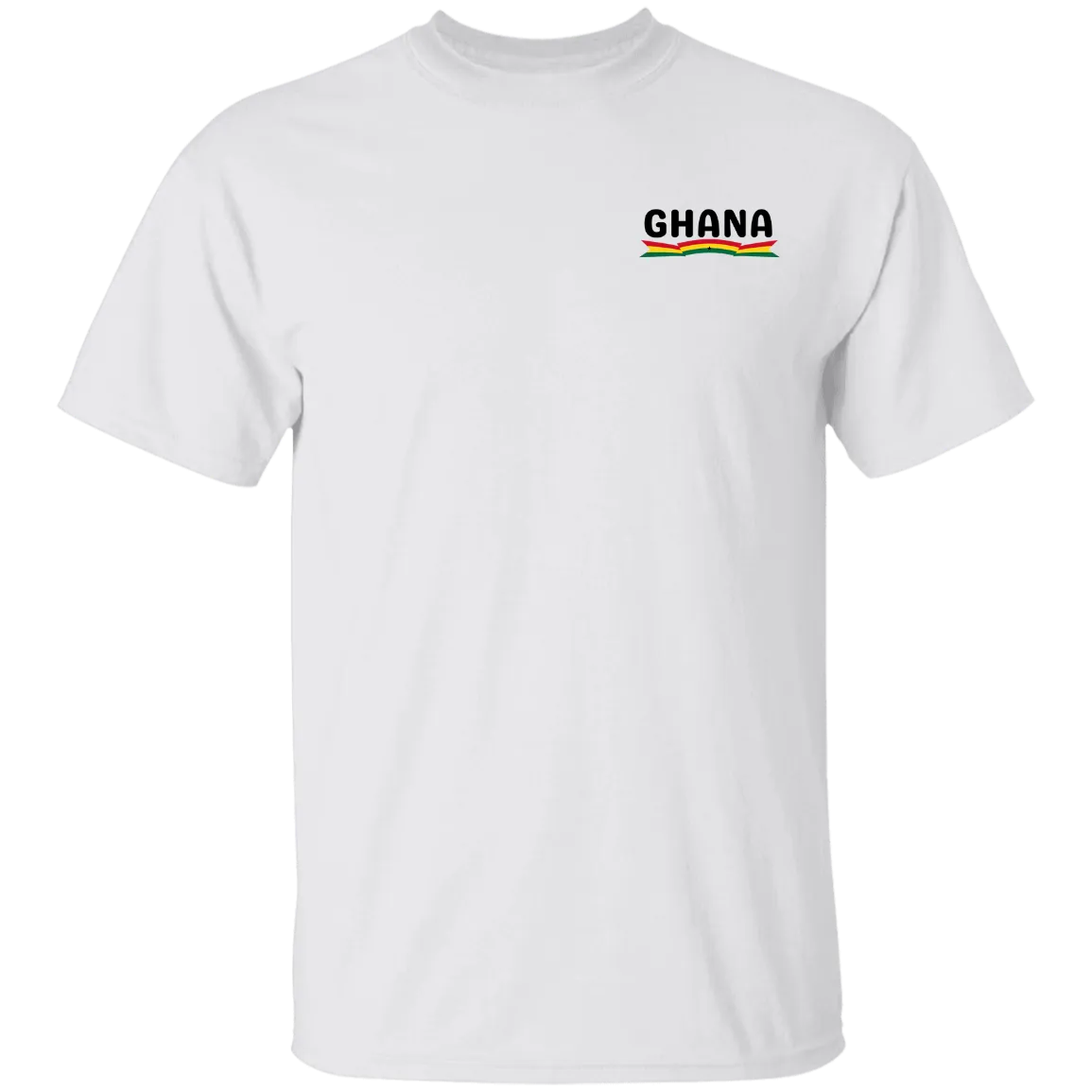 Ghana Flag unisex t-shirt in assorted colors